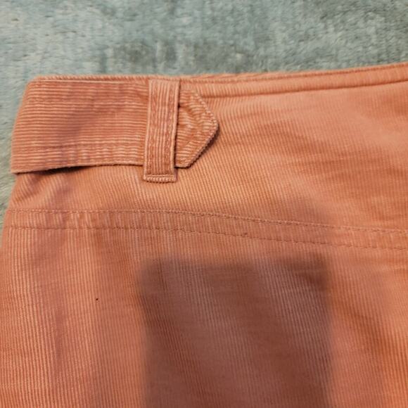 Ann Taylor LOFT Womens Mini Skirt Size 4P Rust Corduroy Utility Pockets preppy - Picture 4 of 7